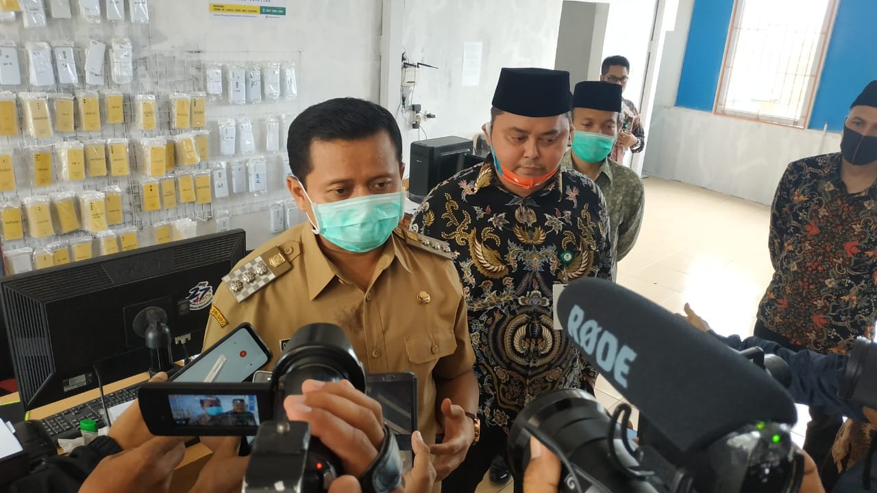 tidak memakai masker di Denda