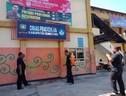 Cegah Virus Corona, Dinas Pendidikan Sumedang Lakukan Penyemprotan Desinfektan