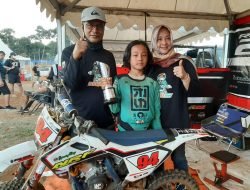Masa Pandemi Covid-19 Sumedang Ukir Prestasi Dikejuaraan Nasional Motor Cross Piala Kemenpora