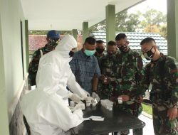 Cegah Penyalahgunaan Narkoba, Puluhan Prajurit Raider 301/PKS di Tes Urin