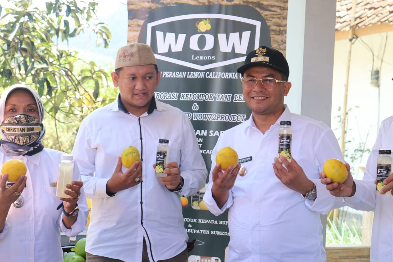 Wabup H.Erwan Setiawan Apresiasi Petani Jeruk Lemon California