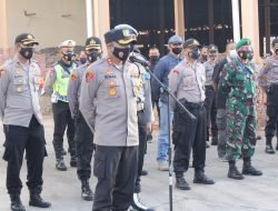 Tak Pakai Senpi, Ratusan Tim Gabungan Polres Sumedang Siap Amankan Tolak Omnibus Law