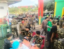 Terapkan Protokol Kesehatan, Peserta LI dan Diklatsus GP Ansor Jawa Barat Dirapid Test