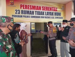 Polres Sumedang, Resmikan Secara Serentak 23 Rutilahu