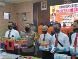 Operasi Antik 2020, Polres Sumedang Ringkus 10 Tersangka Kasus Narkotika