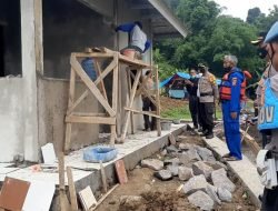 Kapolres Sumedang, Tinjau Langsung Pembangunan Pos Polair