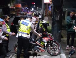 Razia Balap Motor di Sumedang, 2 Orang dan 7 Kendaraan Diamankan