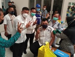 700 Pedagang Pasar di Sumedang, Disuntik Vaksin Covid-19