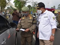 Pastikan Berjalan Efektif, Wabup Sumedang Tinjau Langsung Pos Penyekatan di Perbatasan