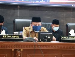 Nota Pengantar 7 Raperda dan Rancangan KUA PPAS 2022 Disampaikan Bupati ke DPRD Sumedang