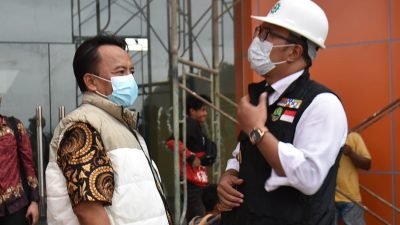 Mengendarai Sepeda Motor, Gubernur Jabar Kunjungi Kabupaten Sumedang