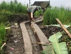 Maksimalkan Hasil Tani, Desa Boros Bangun Irigasi Saluran Air