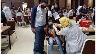 Sekitar 622 Anak Usia 6-11 Tahun di Sumedang Menerima Vaksin Covid-19 Dosis Pertama