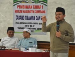 Ini Pesan Bupati Untuk Kafilah MTQ Sumedang