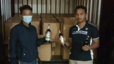 Operasi Cipta Kondisi, Polres Sumedang Amankan Seribu Botol Miras di Jatinangor