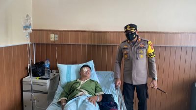 Kapolres Sumedang Menanggung Seluruh Biaya Pengobatan Korban
