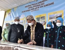 Bupati Sumedang Resmikan Ratusan Paket Pekerjaan