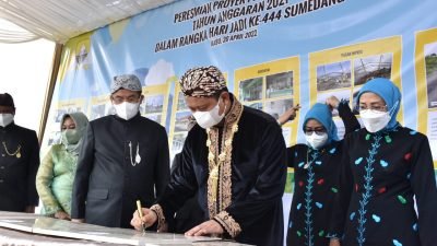 Bupati Sumedang Resmikan Ratusan Paket Pekerjaan