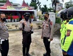 Kapolres Tinjau Kesiapan Pos Pengamanan Arus Mudik di Wilayah Sumedang