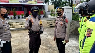 Kapolres Tinjau Kesiapan Pos Pengamanan Arus Mudik di Wilayah Sumedang