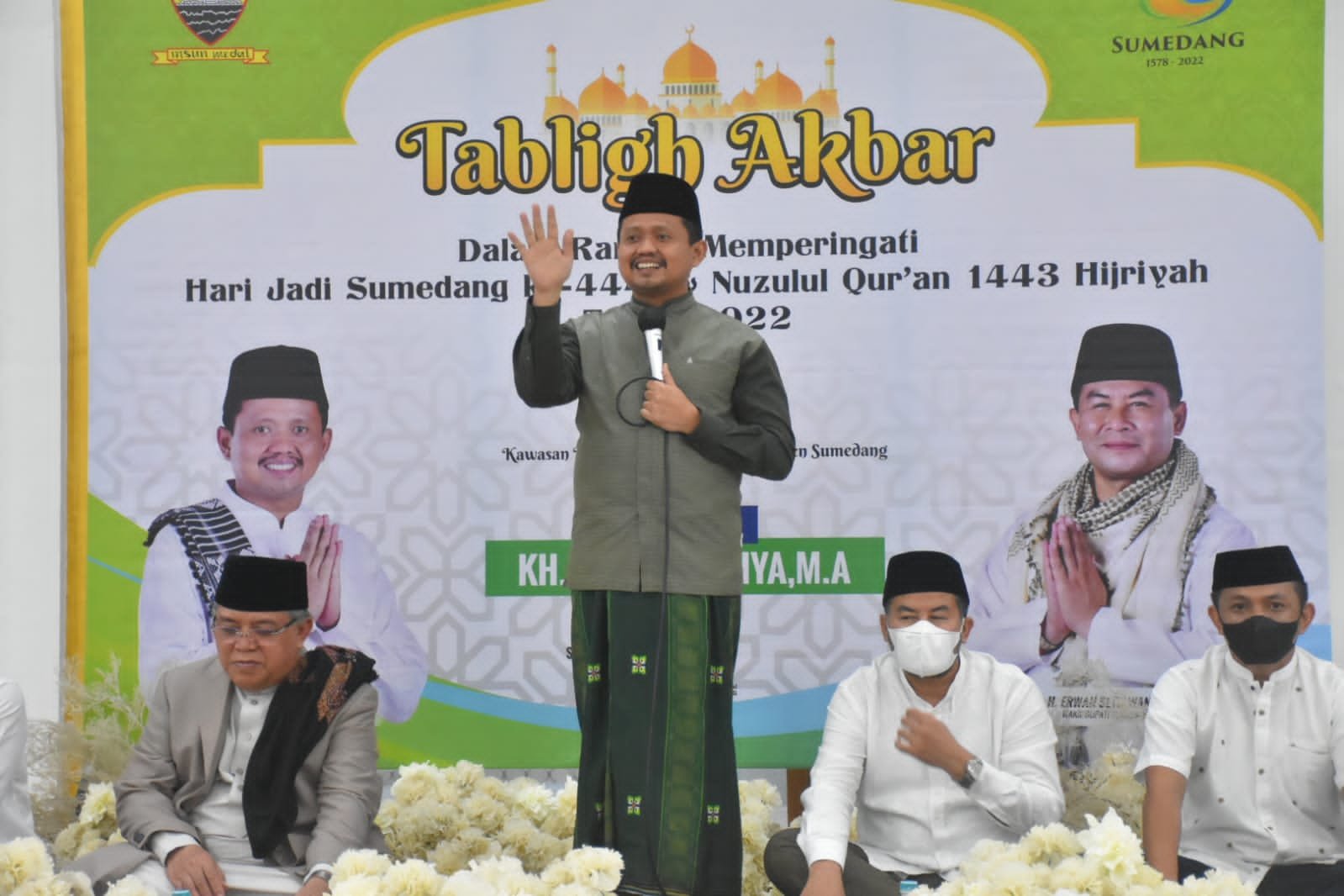 ablig akbar dilaksanakan untuk memperingati Nuzulul Qur'an 1443 H tersebut berlangsung di Masjid Al- Kamil IPP, Senin (18/4).