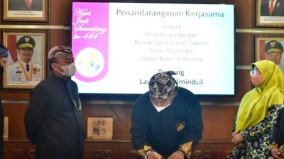 Penandatanganan kerja sama inovasi "Jampe Harupat" di ruang Rapat Sekda, Rabu (20/4).