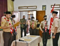 Wabup Erwan Lantik Mabiran Gerakan Pramuka Jatinangor