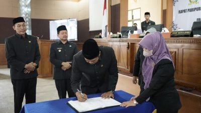 Perda Dana Cadangan Pilkada 2024, Disahkan DPRD Sumedang