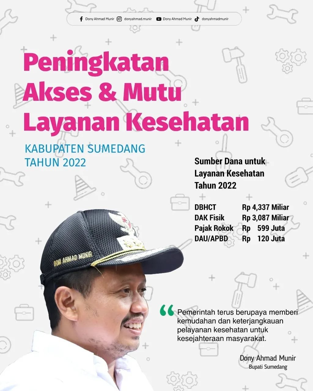 Rp 8 Milyar Untuk Peningkatan Mutu Layanan Kesehatan