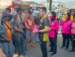 Peringati HUT RI ke 77, Polres Sumedang Laksanakan Olah Raga Bersama dan Bakti Sosial