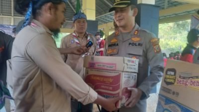 Kapolres Sumedang Tinjau Perkemahan Besar SAKO SPN Di Kiarapayung