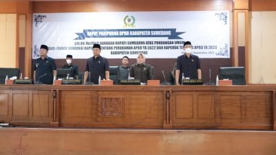 Wabup Erwan Sampaikan Jawaban Bupati atas Pandangan Umum Fraksi-fraksi DPRD mengenai Raperda Perubahan 2022 dan Murni 2023