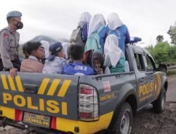 Siswa SMPN 2 Pamulihan Harus Berjalan Kaki 15 KM, Ini Yang Dilakukan Polsek Pamulihan