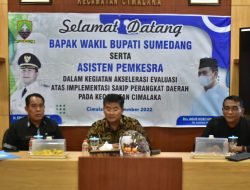 Capaian SAKIP Kecamatan Cimalaka Tahun 2021 Naik 4,8 Poin