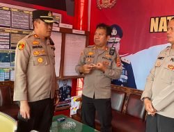 Kapolres Sumedang Cek Pos Terpadu Alun Alun Sumedang
