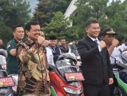 277 Sepeda Motor Berplat Merah Dibagikan Kepada Para Kades dan Lurah