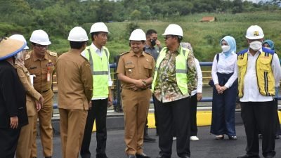 Resmikan Bendungan Sadawarna, Jokowi Ucapkan Terima Kasih kepada Warga Sumedang