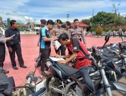 Pengamanan Pemilu 2024, Polres Sumedang Lakukan Cek Kendaraan Dinas
