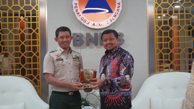 Kondisi Sarana dan Prasarana, BPBD Sumedang Lakukan Audensi dengan Kepala BNPB
