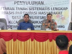 Sosialisasi PTSL PM di Sukasari Berakhir di Desa Banyuresmi