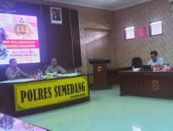 Perjudian, Miras dan Premanisme Jadi Sasaran Ops Pekat Lodaya 2023 Polres Sumedang