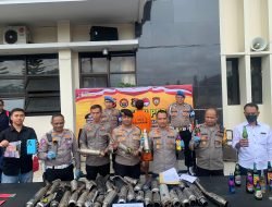 Jelang Ramadhan, Polres Sumedang Amankan Ratusan Miras Dan Knalpot Bising