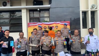 Jelang Ramadhan, Polres Sumedang Amankan Ratusan Miras Dan Knalpot Bising