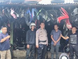 Antisipasi Curanmor, Polsek Cimanggung Sambangi Pedagang Onderdil Bekas