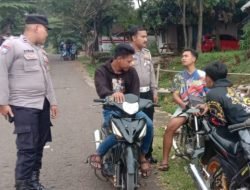 Cegah Balapan Liar, Polsek Darmaraja Berikan Himbauan Kepada Remaja Yang Sedang Ngabuburit