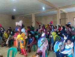 Bhabinkamtibmas Polsek Ganeas monitoring kegiatan Vaksin Polio