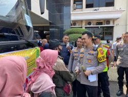 Kapolres Sumedang Lepas Mudik Gratis Dengan Tujuan Tegal – Semarang