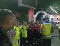 Wujudkan Situasi Aman Pada Malam Takbir Idul Fitri, Polres Sumedang Laksanakan Patroli Gabungan