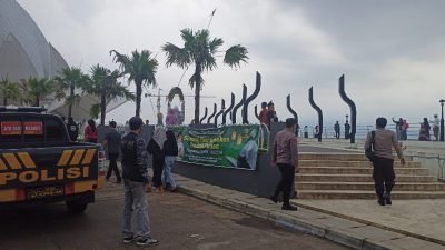 Libur Lebaran, Kapolsek Jatigede Patroli Ke Mesjid Al-Kamil