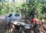 Infrastruktur Jalan Sasaran Fisik TMMD Kodim Sumedang Mendapat Respon Positif Warga Masyarakat